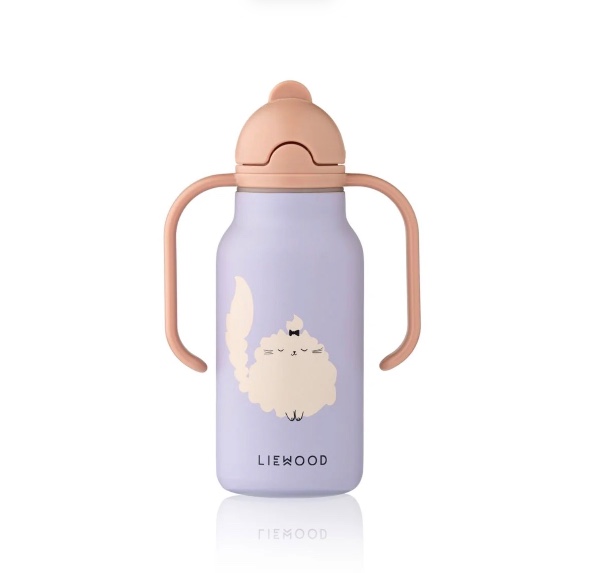 Liewood Kimmie Μπουκάλι 250ml Cat Warm Lilac