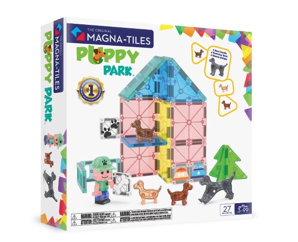 Magna-Tiles Μαγνητικό Puppy Park 27 Κομματιών