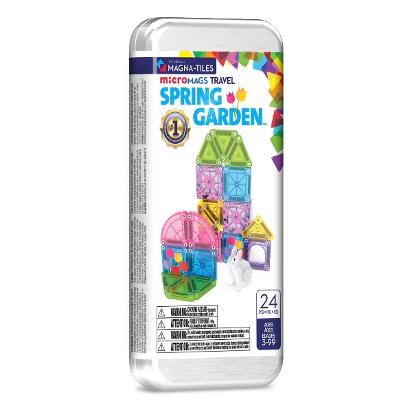 Magna-Tiles MicroMAGS Spring Garden Travel Set 24 Τεμάχια