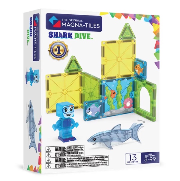 Magna-Tiles Shark Dive 13 Τεμάχια